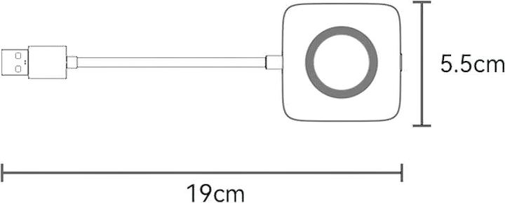 Produktbild Yesido Wireless CarPlay with USB-A/USB-C Adapter