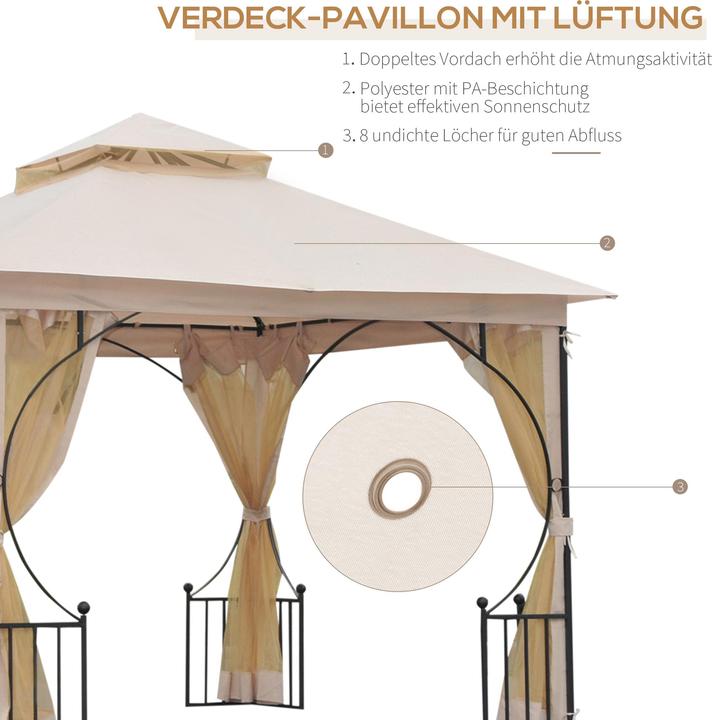 Produktbild Outsunny Pavillon (300 cm, 300 cm)