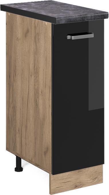 Anthrazit, Goldkraft Eiche, Schwarz Hochglanz