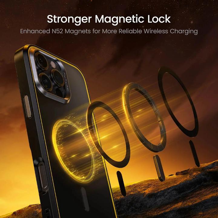 Actual product image Aohi The Future iPhone 16 Magarmor - Handyhülle - Schwarz / Pro (Apple iPhone 16 Pro)