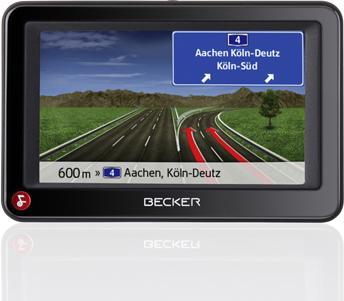 Becker READY 43 Traffic, TMC, Central European maps
