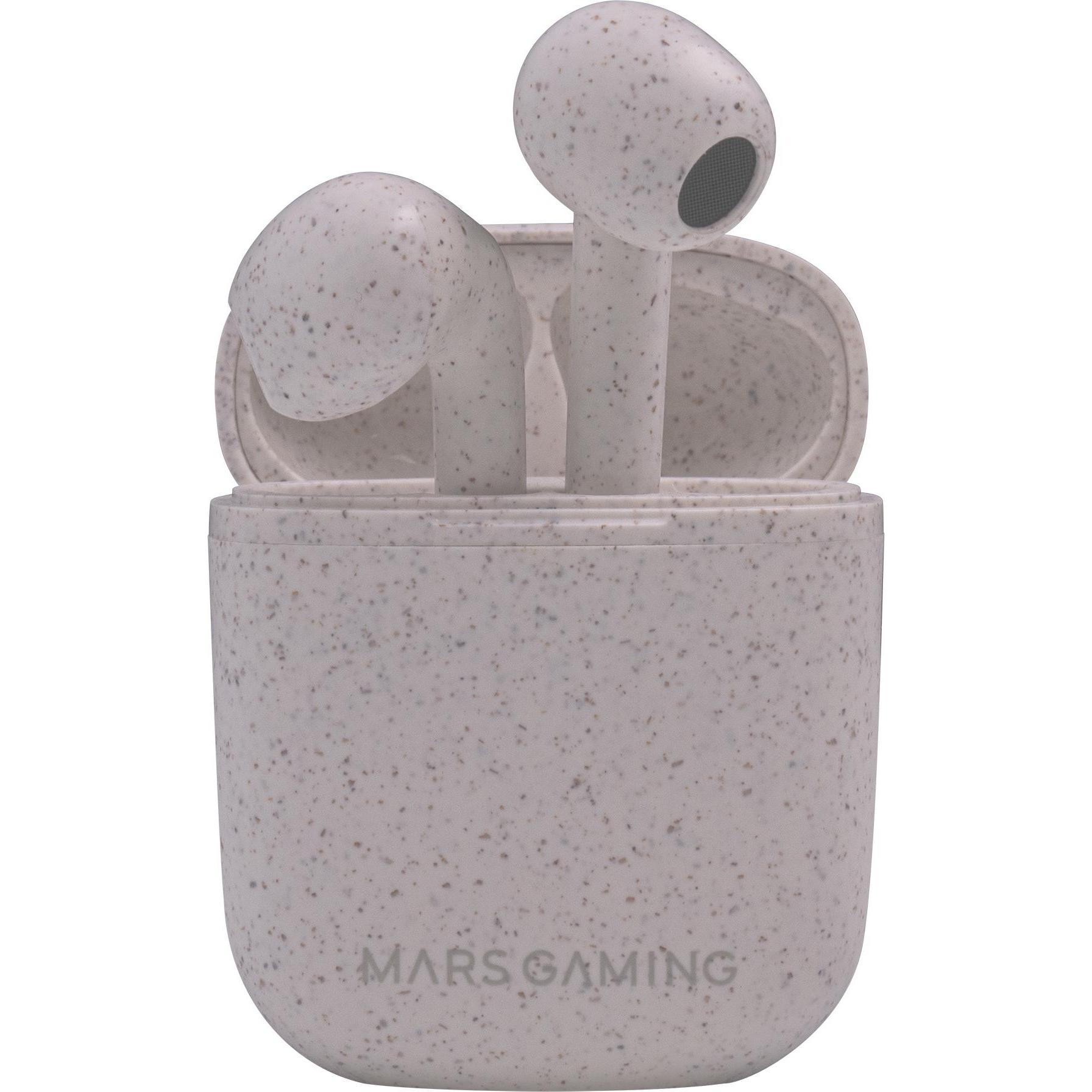 Mars Gaming Ecouteurs Intra-Auriculaires Bluetooth Mhi-Eco (Blanc) (Draadloze), Koptelefoon, Grijs