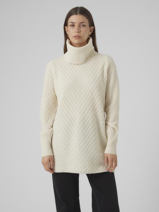 Produktbild Vero Moda VMANJASTINNA LONG COWL PULLOVER GA EXC Strickpullover (XS)