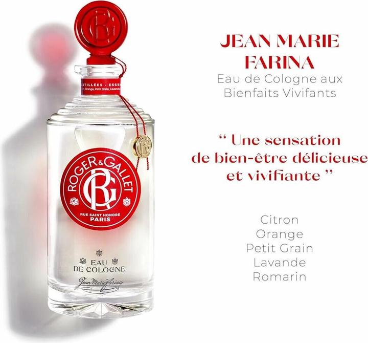 Actual product image Roger & Gallet R & G JFM Eau de Cologne 500 ml (Eau de cologne, 500 ml)