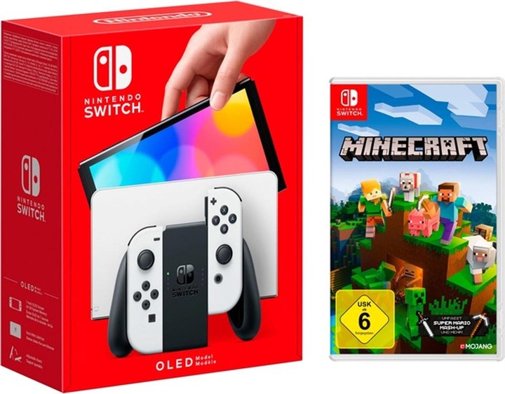 Produktbild Nintendo Switch (OLED-Modell) inkl. Minecraft