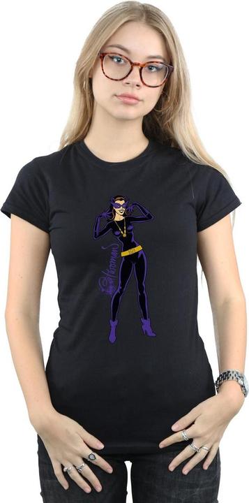 Produktbild Catwoman Happy Pose Baumwolle TShirt (S)