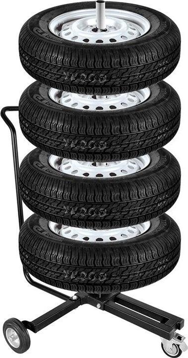 Produktbild ProPlus Felgenständer fahrbar mit Griff 4 Räder