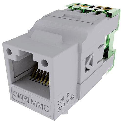 Multimedia Connect Keystone Jack BC CAT6 unshielded (Keystone Modul), Netzwerk Zubehör