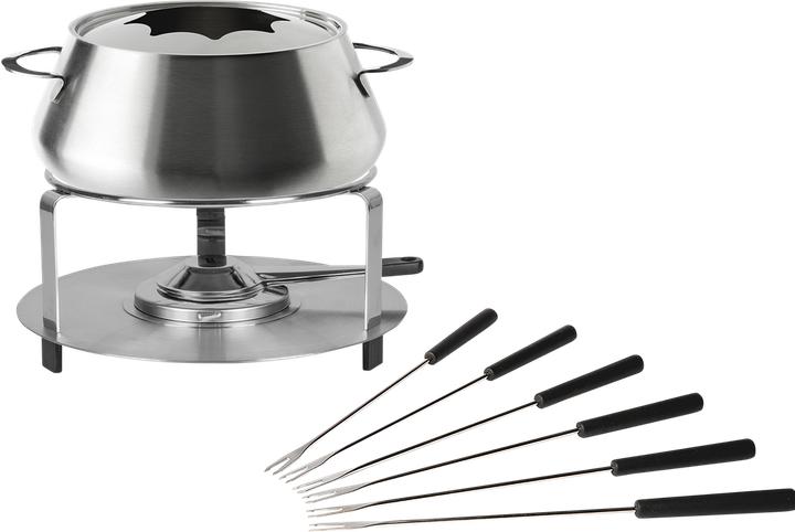 Produktbild Stöckli Fonduegarnitur Set silberfarben (Fondue Bourguignonne, Fondue Chinoise)