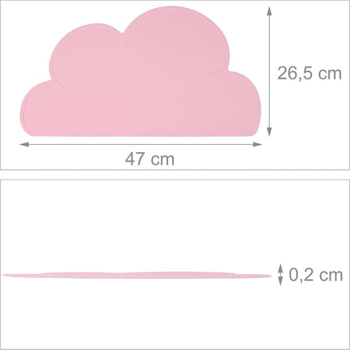 Image du produit Relaxdays Sets de table (1 pcs, 26.50 x 47 cm)