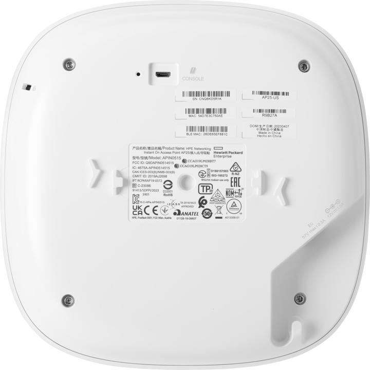 Image du produit HPE INST ON AP25 IL 4X4 WI-FI STOCK (2500 Mbit/s)