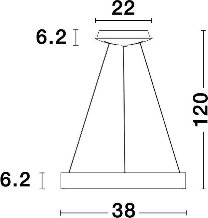 Image du produit Nova Luce Rando Thin (1950 lm)