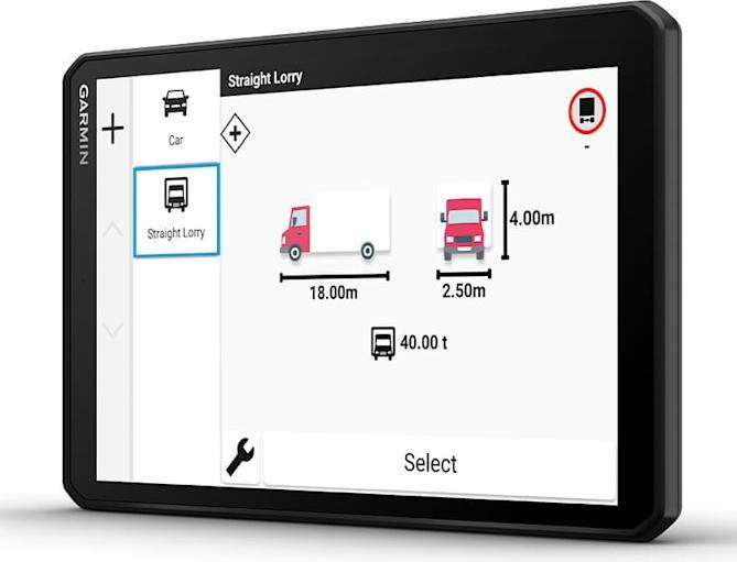 Actual product image Garmin dezl LGV820 8" Truck GPS, Europe (8")
