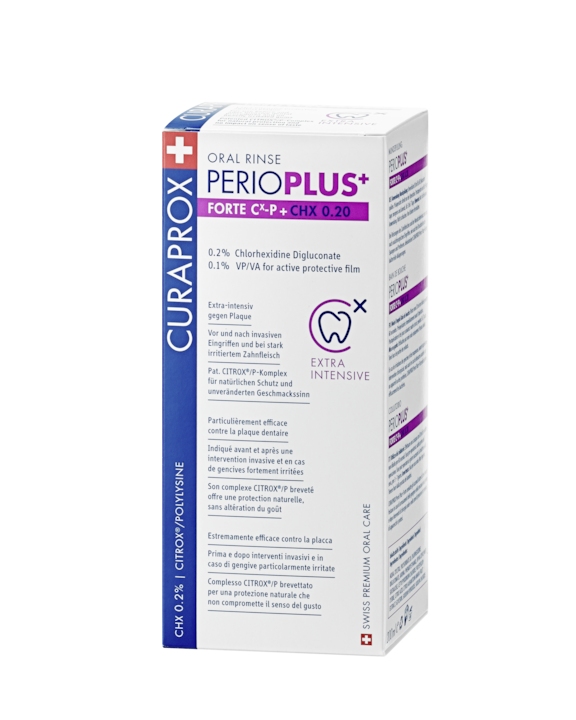 Actual product image Curaprox Perio Plus Forte CHX 0.2 % (200 ml, Mouthwash)