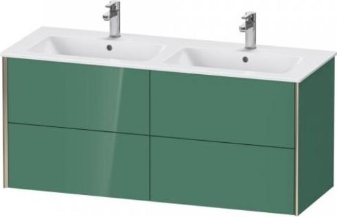 Produktbild Duravit XViu 4129 Waschtischunterbau wandhängend, 4 Schubkästen, für Doppelwaschtisch ME by Starc (128 x 48 x 56 cm)
