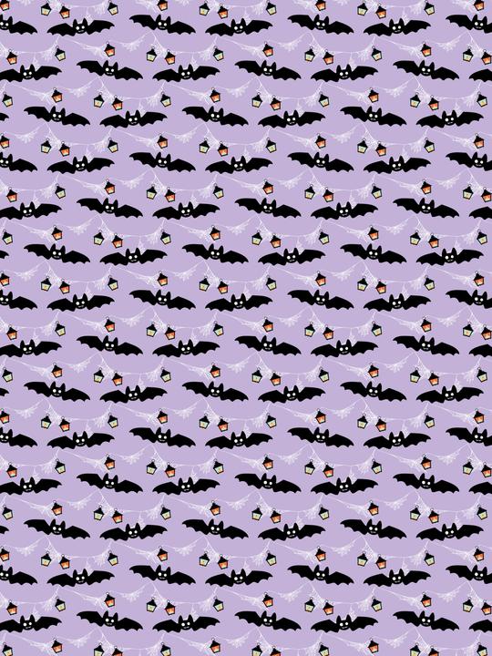 Produktbild Décopatch Pocket Hot-Foil Collection "Halloween Spinnen und Fledermäuse", 4er Set, 30 x... (30 x 40 cm)