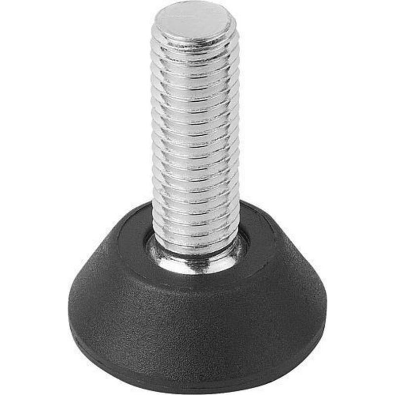 Kipp, Möbelausstattung, Stellfuss K0674, Polyamid, rund