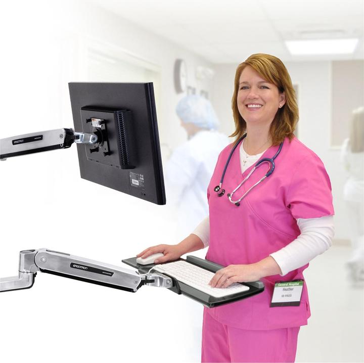 Image du produit Ergotron LX Sit Stand Système de montage mural (Mur, 42", 11.30 kg)