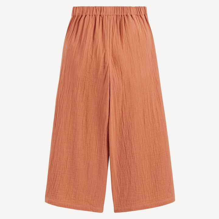 Actual product image La Redoute Collections Losse-Fit-Hose aus Baumwoll-Musselin (104)