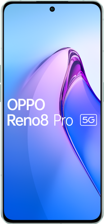Actual product image OPPO Reno 8 Pro (256 GB, Glazed Green, 6.70", Dual SIM, 50 Mpx, 5G)