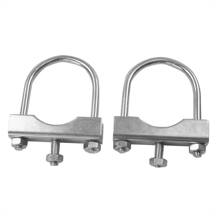 Actual product image ProPlus Clamp for support wheel + U-bolt set of 2 pieces