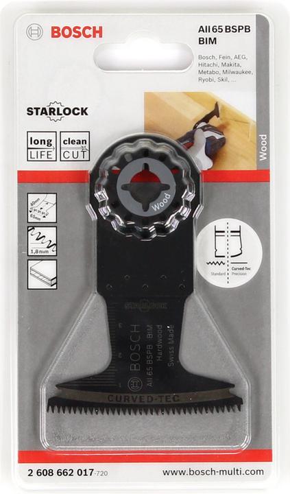 Actual product image Bosch Professional Zubehör BiM plunge cut saw blade AIZ 65 BSB