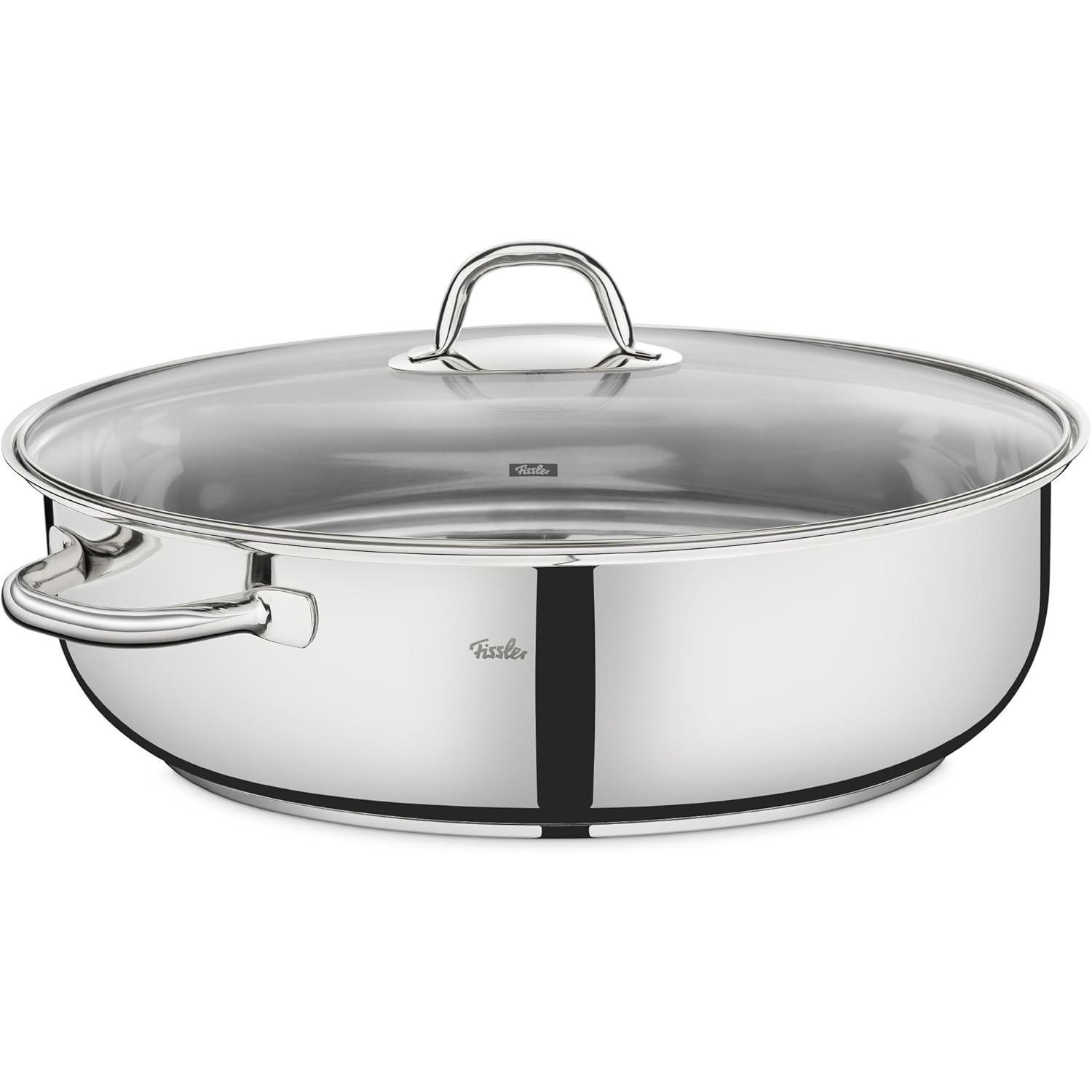 Fissler Argento Tostapane A Induzione In Acciaio Inox, Padella + Pentola,