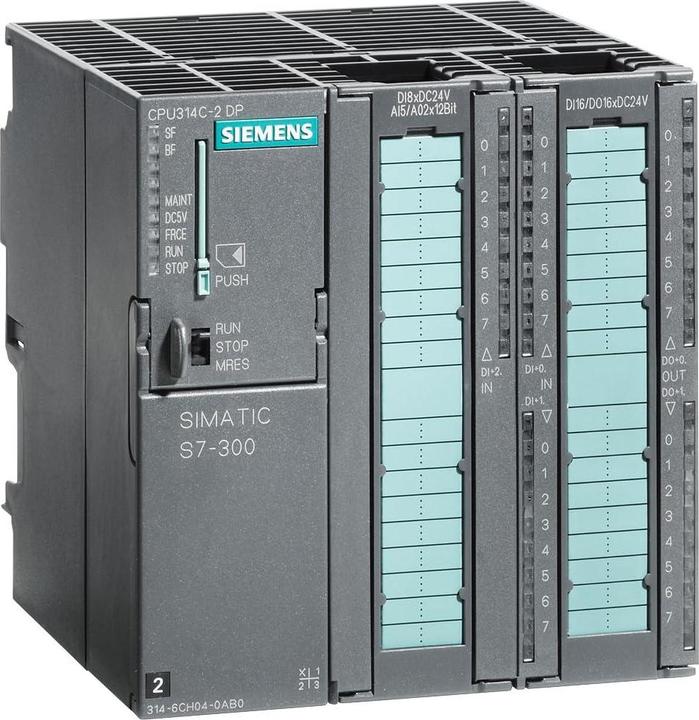 Produktbild Siemens CPU314C-2DP, 24DI/16DO/5AI/2AO, 192 KB