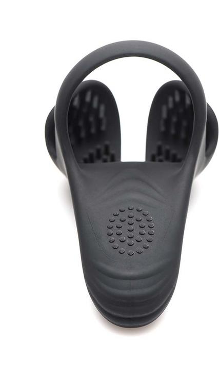 Actual product image Pipedream 10X Silicone Cock & Ball Ring with Taint Stim & Remote Control (10.50 cm)