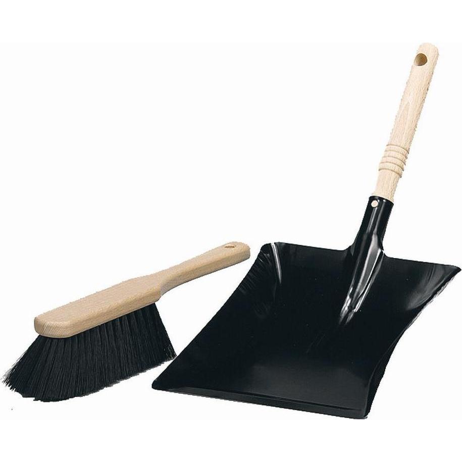 Turk Kehrschaufel-Set, Reinigungsutensil, Schwarz, Braun