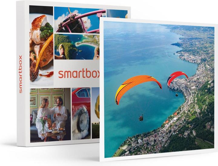 Image du produit Smartbox Vol au-dessus du lac Léman en parapente biplace durant 20 minutes (1 pers.)