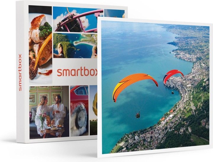 Actual product image Smartbox An incredible tandem paragliding flight over Lake Geneva and the Swiss Alps (1 pers.)