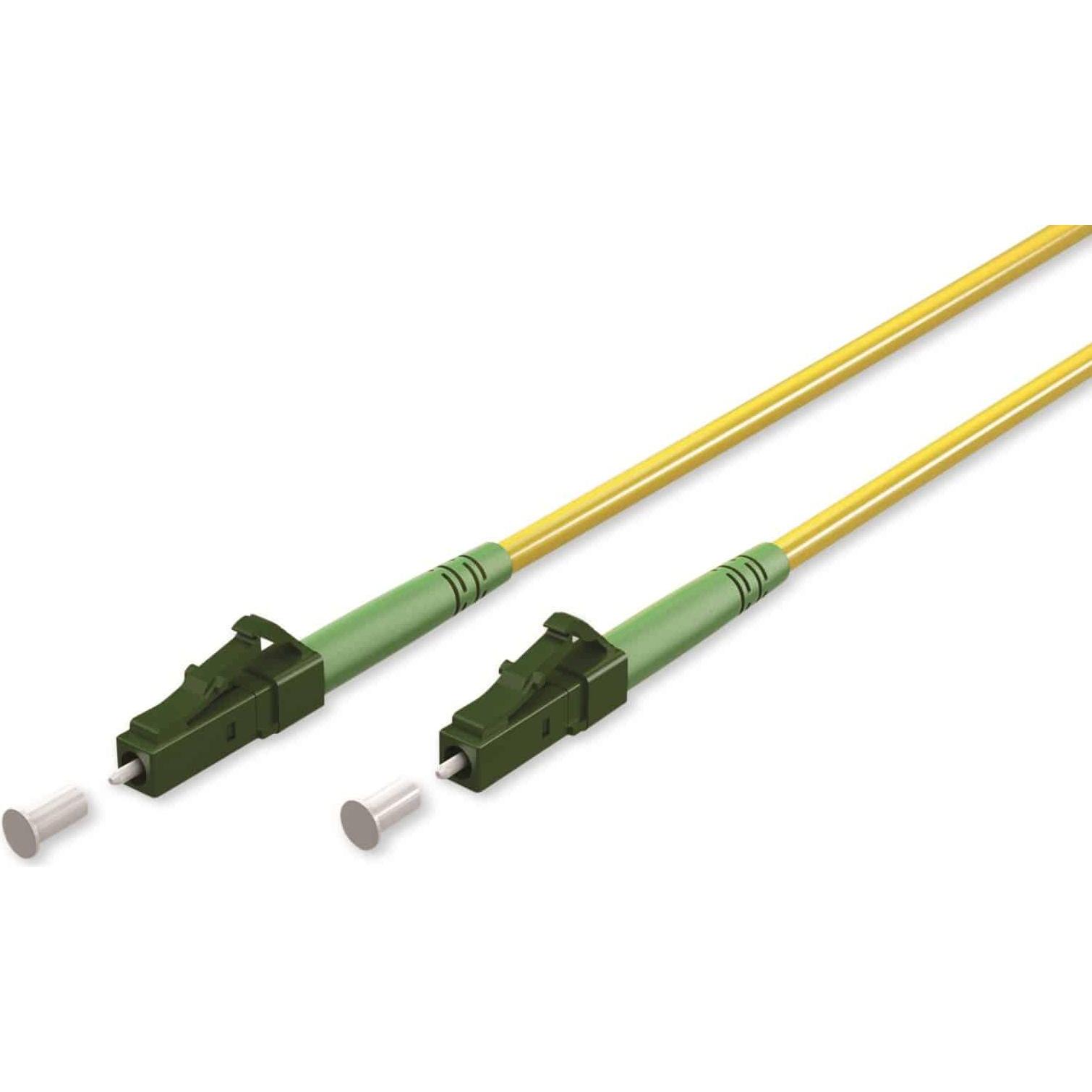 Goobay Glasfaserkabel FTTH, Singlemode OS2 Yellow, Gelb Simplex, 25 m (S/UTP, CAT6, 25 m), Netzwerkkabel
