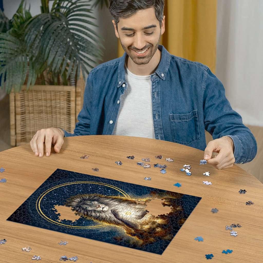 Thumbnail - Ravensburger Leuchtender Löwe (500 Teile)