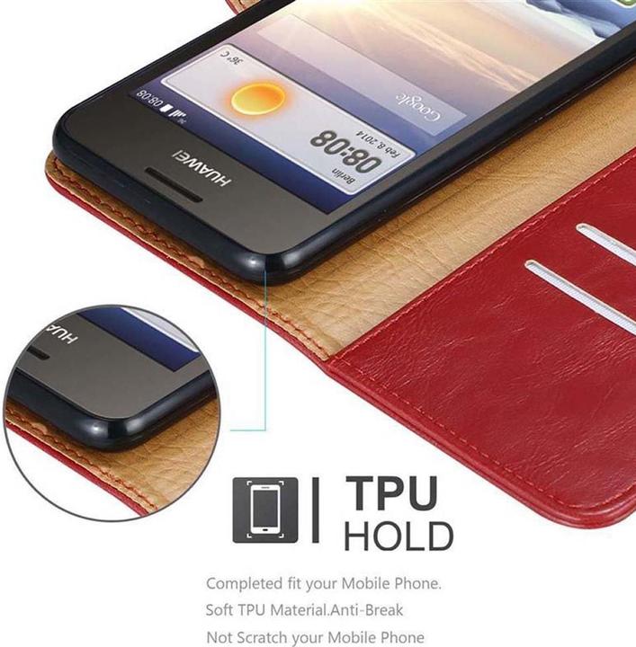 Actual product image Cadorabo Book Luxury Cover (Huawei Ascend Y330)