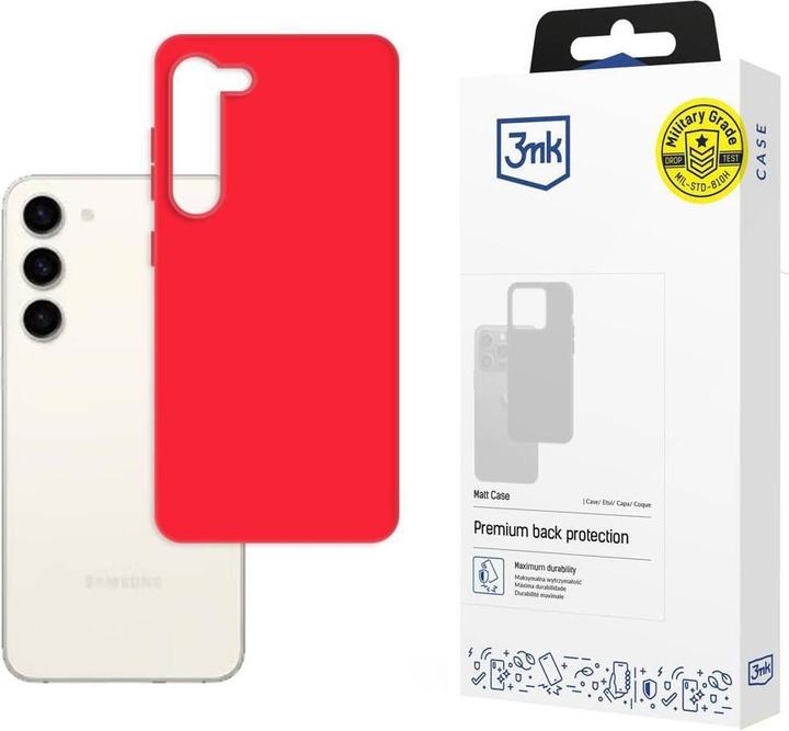 Produktbild 3MK Matt Case Soft Touch Silikonhülle Series (Samsung Galaxy S23)