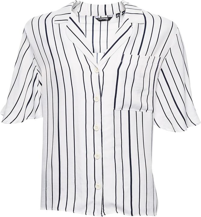 Immagine prodotto Superdry Dames Edit Revere Blouse Blouse, wit (White Stripe D1f)., L (L)