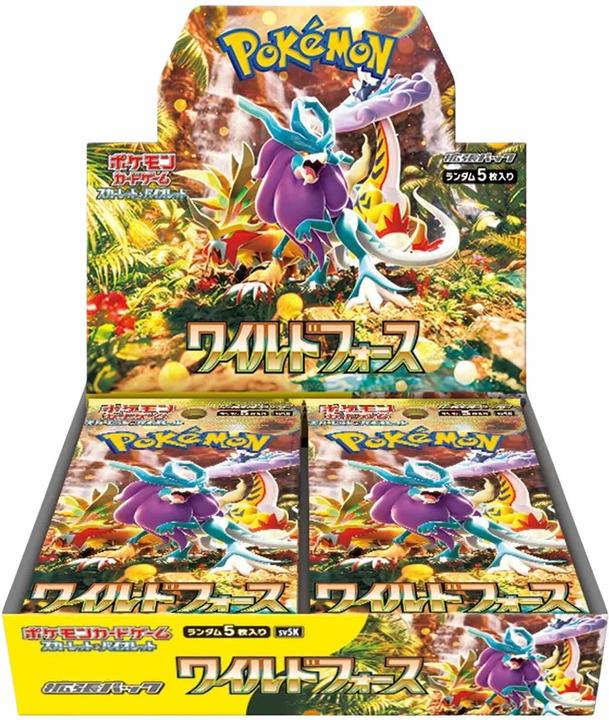 Pokémon Scarlet & Violet Wild Force (sv5K) Booster Display (Japanisch, Booster Display)