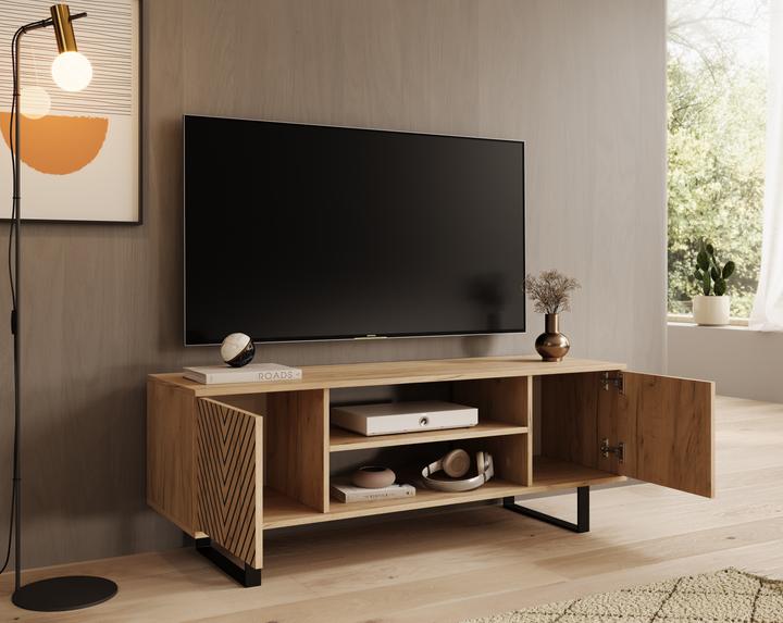 Actual product image ADRK Furniture TV-Schrank Lorello Fischgrät 135 cm
