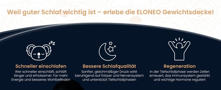 Produktbild Eloneo Gewichtsdecke, 155x220cm, 9 kg (155 x 220 cm)