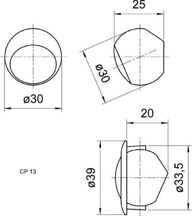 Immagine prodotto Visaton CP 13 tweeter a cupola, 4 Ohm