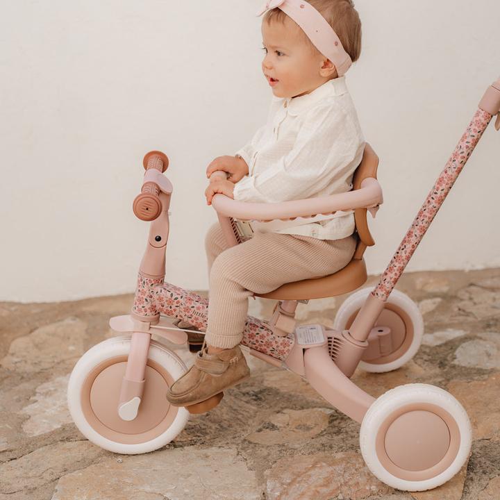 Produktbild Little Dutch Dreirad mit Griff Fairy Floral 4 in 1