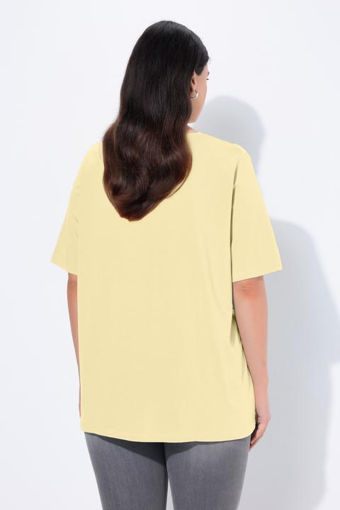 Actual product image Ulla Popken Essential V-Neck Stretch Tee (54)