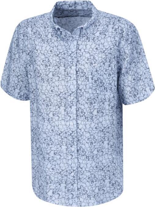 Immagine prodotto Artime Leinen-Kurzarmhemd mit Brusttasche hellblau (3XL)