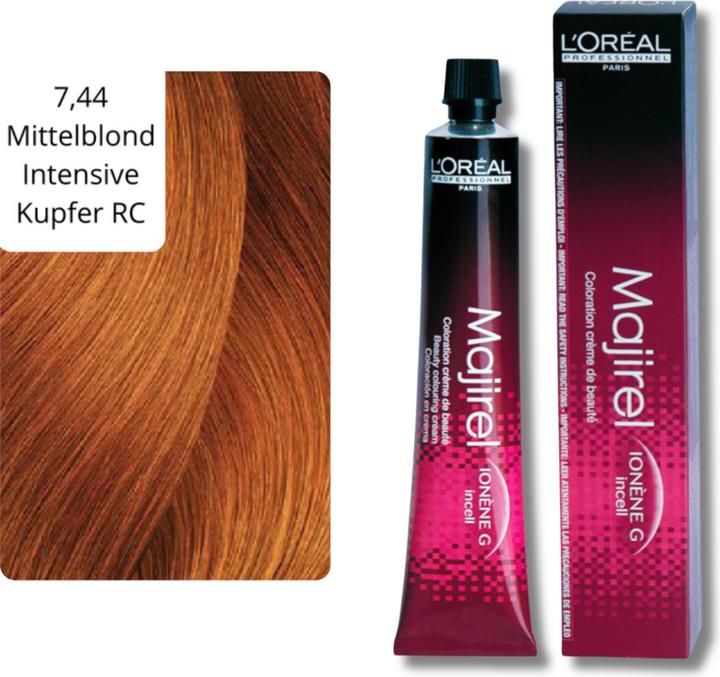 Image du produit L'Oréal Professionnel Majirel (7,44 Blond moyen cuivré profond RC)