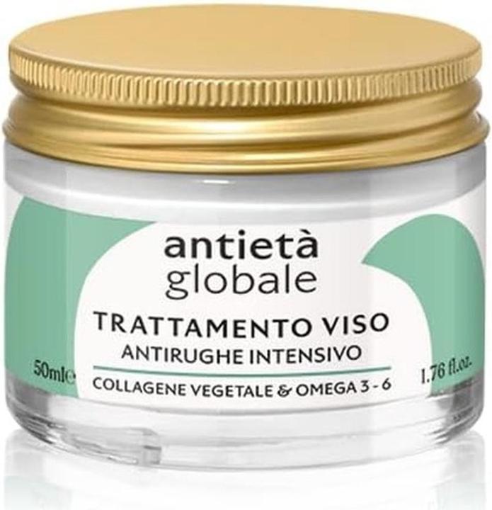 Actual product image L'Erboristica di Athena's Herbal Anti-Ageing Global Intensive Anti-Wrinkle Treatment 50ml with Vegetable Collagen Omega3 and O
