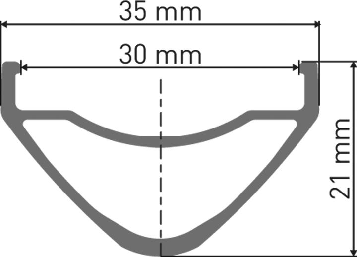 Image du produit DT Swiss HX 1700 SPLINE roue 27.5" CL 30 110/15 (Roue avant, 27.5")