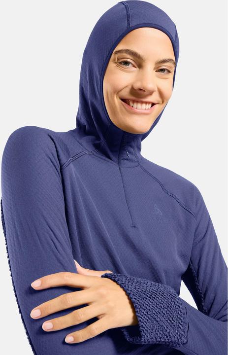 Produktbild Odlo X-Alp Trailrunning-Shirt mit Halbreissverschluss und Kapuze (M)