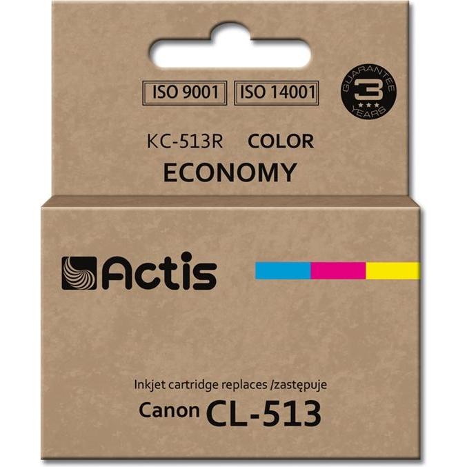 Factis, Druckerpatrone, KC-513R colour ink cartridge for Canon printer CL-513 replacement - Kompatibel - (M, C, Y)