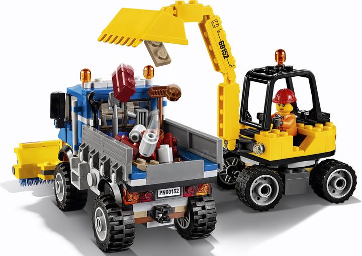 Immagine prodotto LEGO Pulitori stradali ed escavatori (60152, LEGO City)